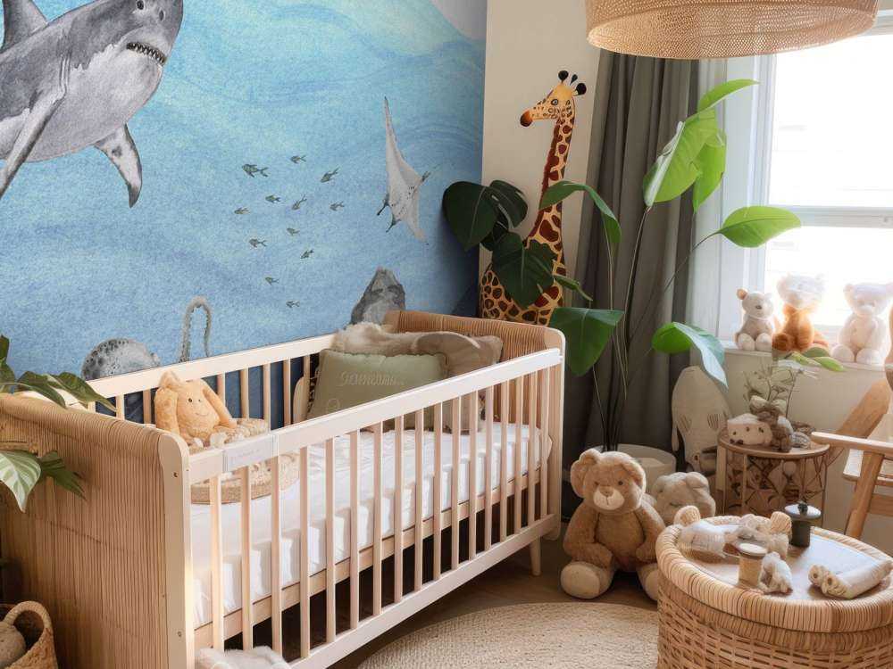 Undervandsverden med hajer