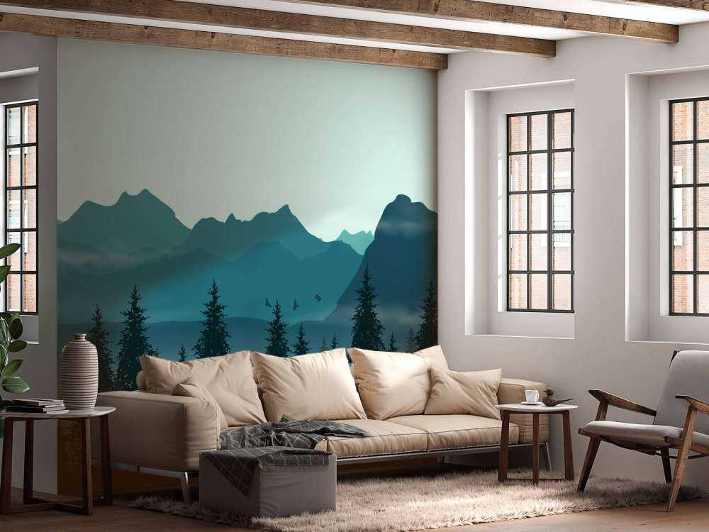 Illustration af skov