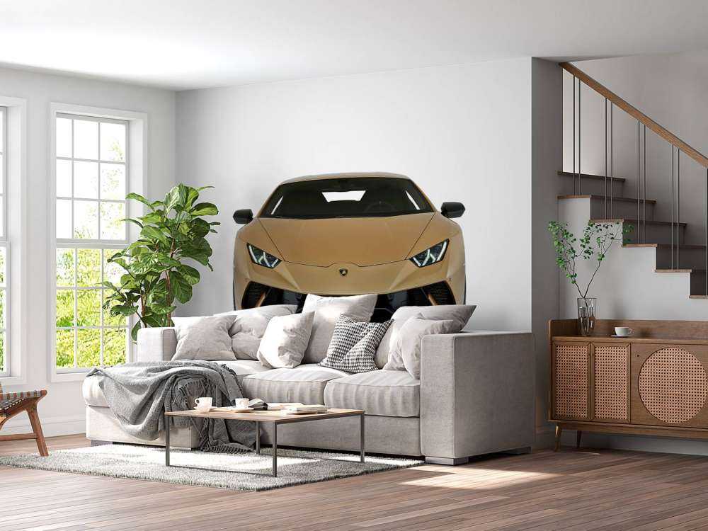 Lamborghini Huracán - Framsida, vit