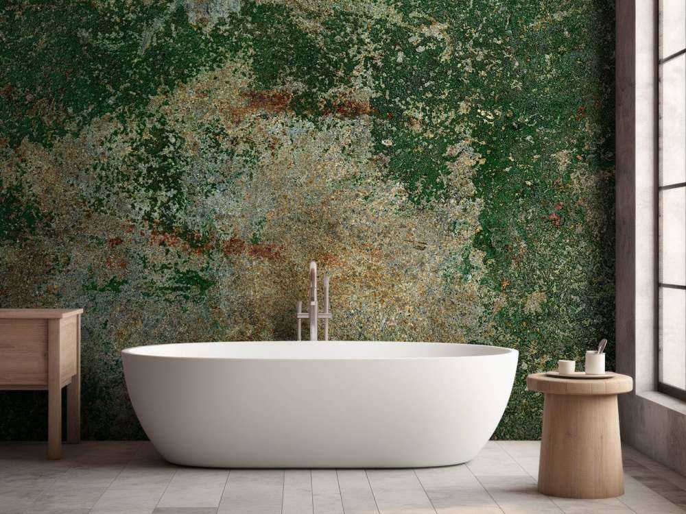 Gammal grön metalltextur
