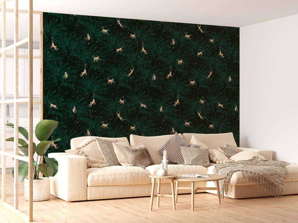 Tropiska apor - grön