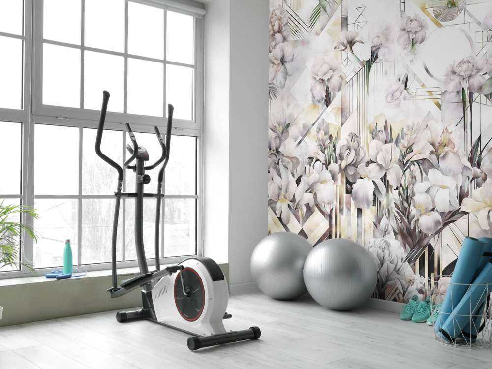 Stora akvarellirisar beige