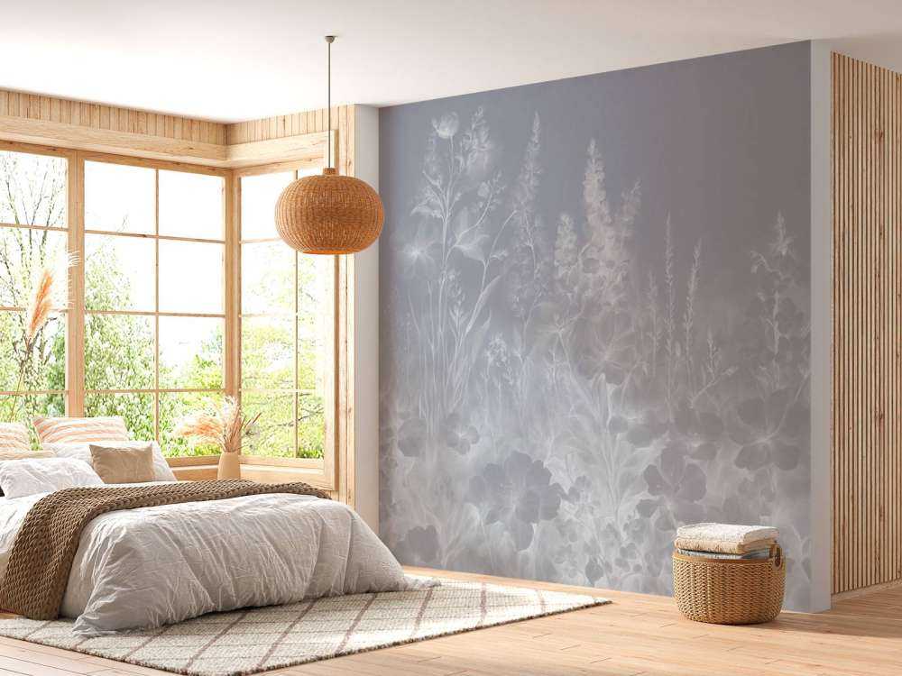 Öm engelsk trädgård - grå