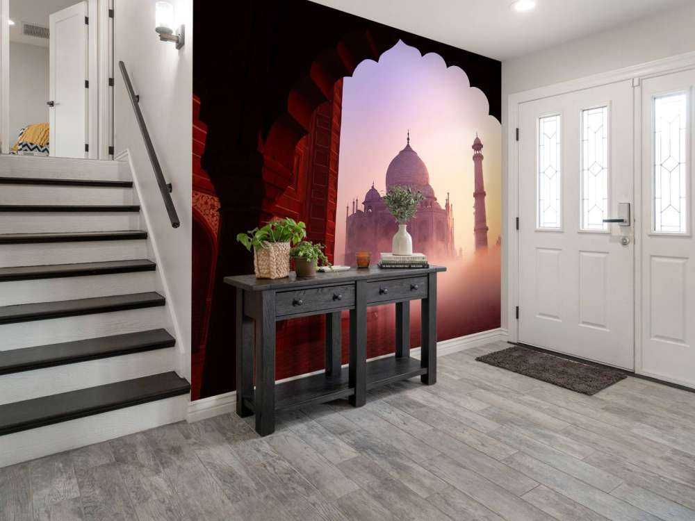 Taj Mahal vid soluppgång