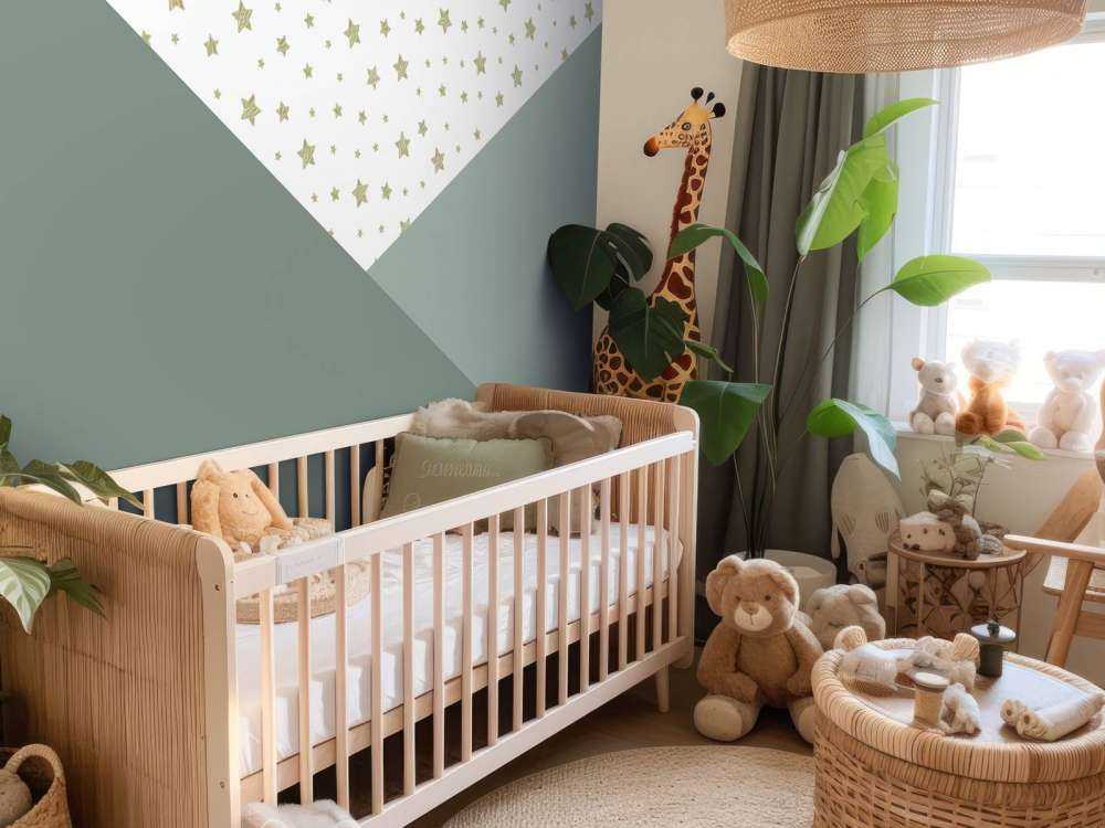 Gröna trianglar med stjärnor