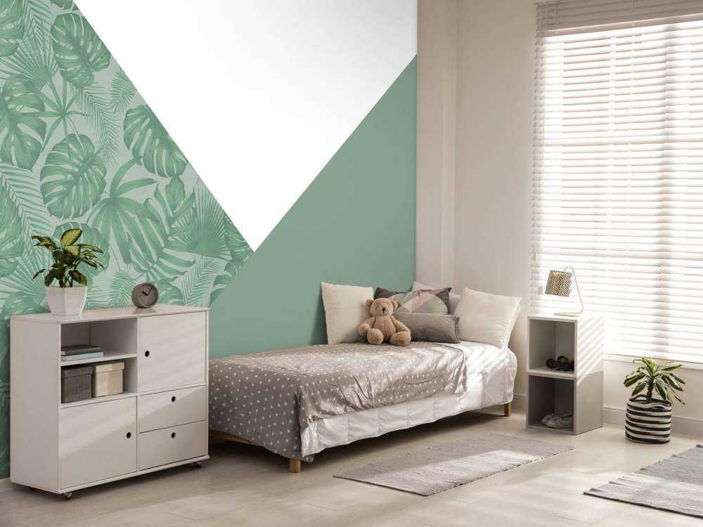 Trianglar med djungelmönster