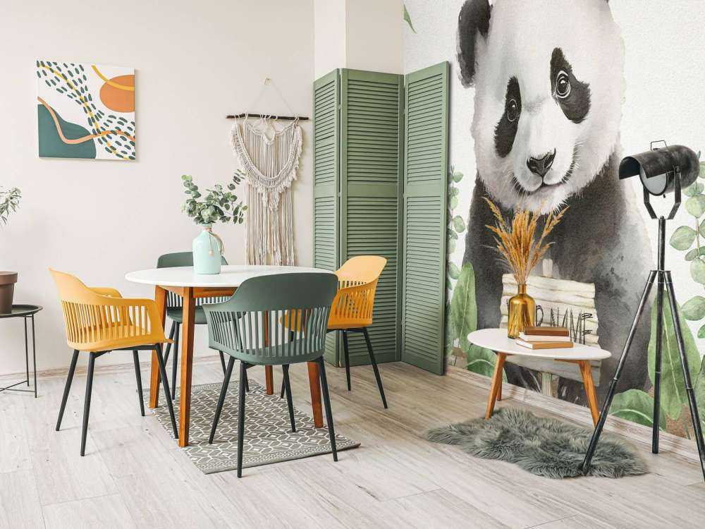 Pandabarn i djungeln