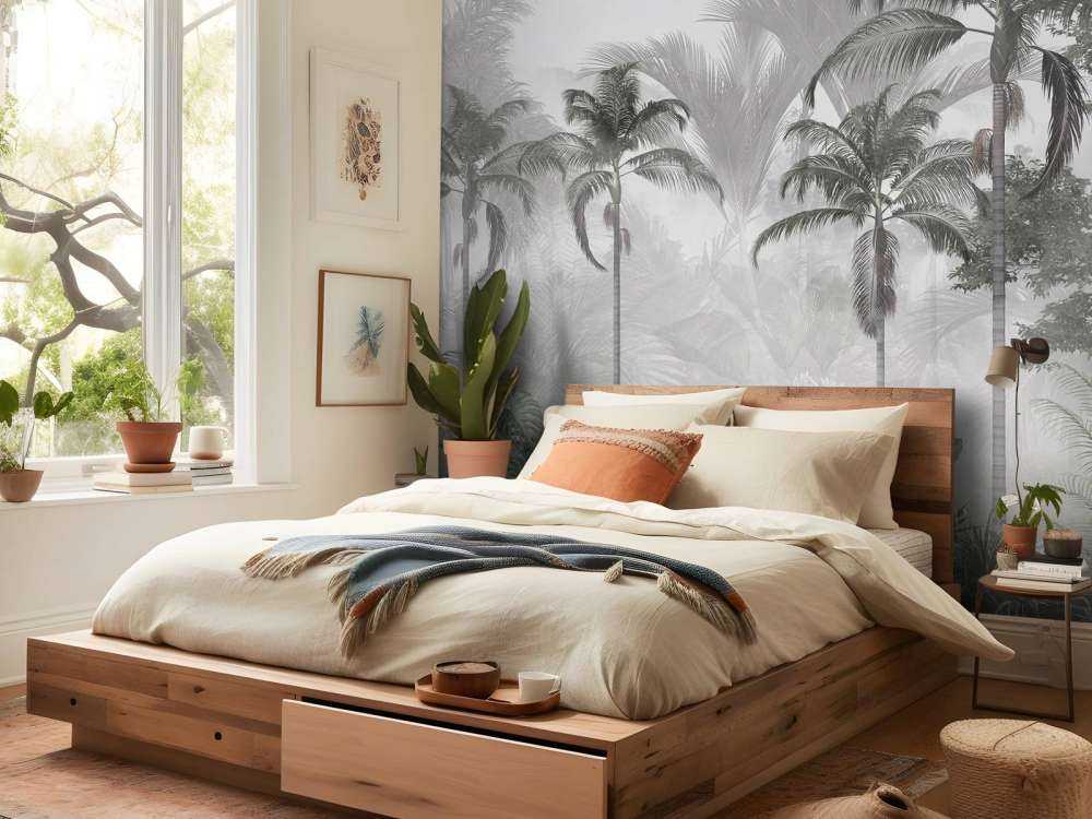 Livligt Grönt Urskog