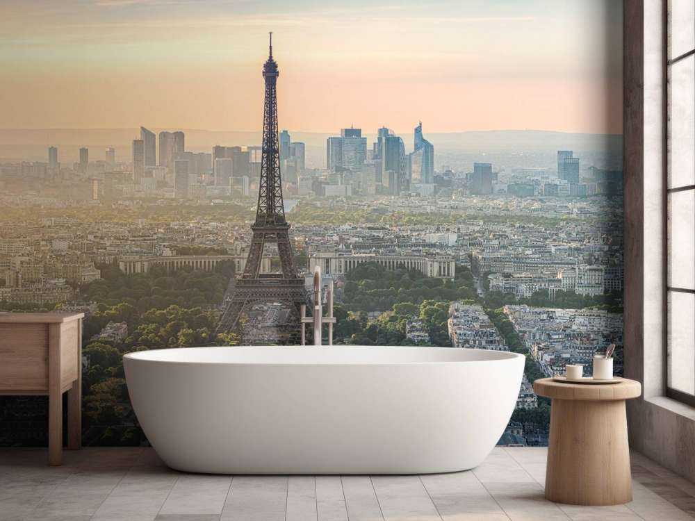 Solnedgång över Paris