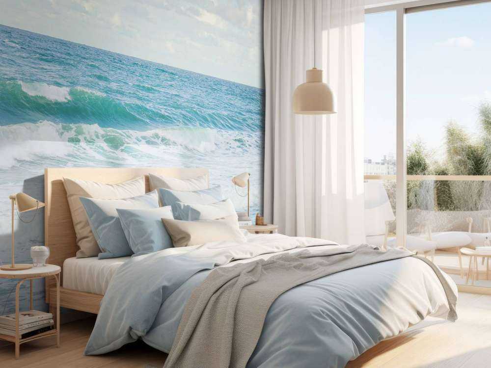 Hav med höga vågor