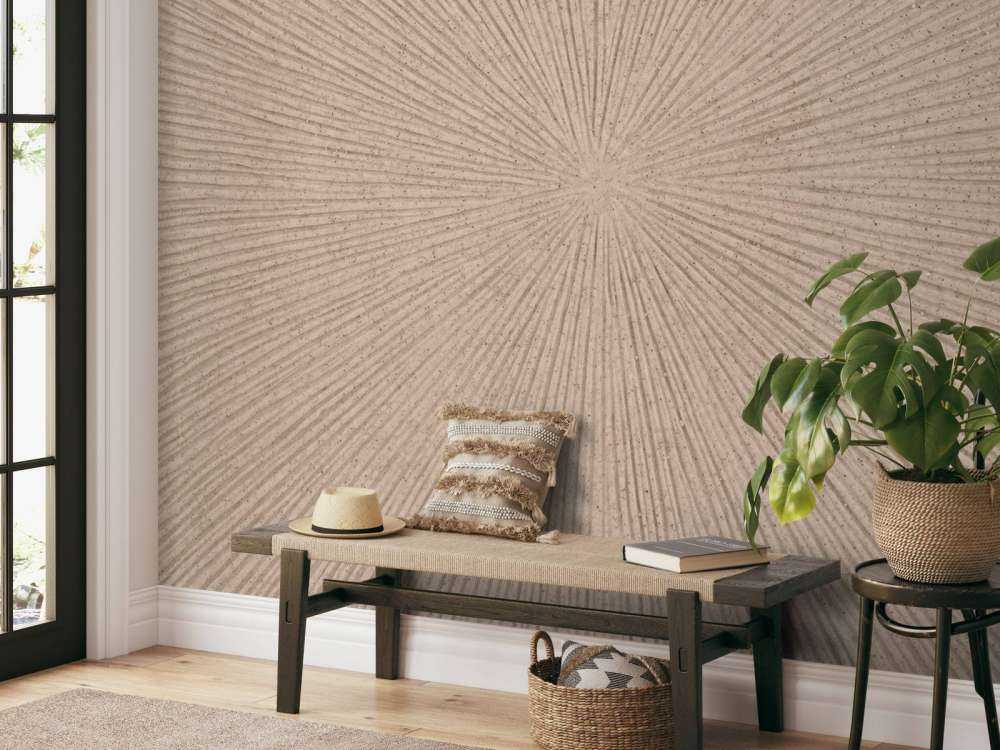 Textured Lines i beige