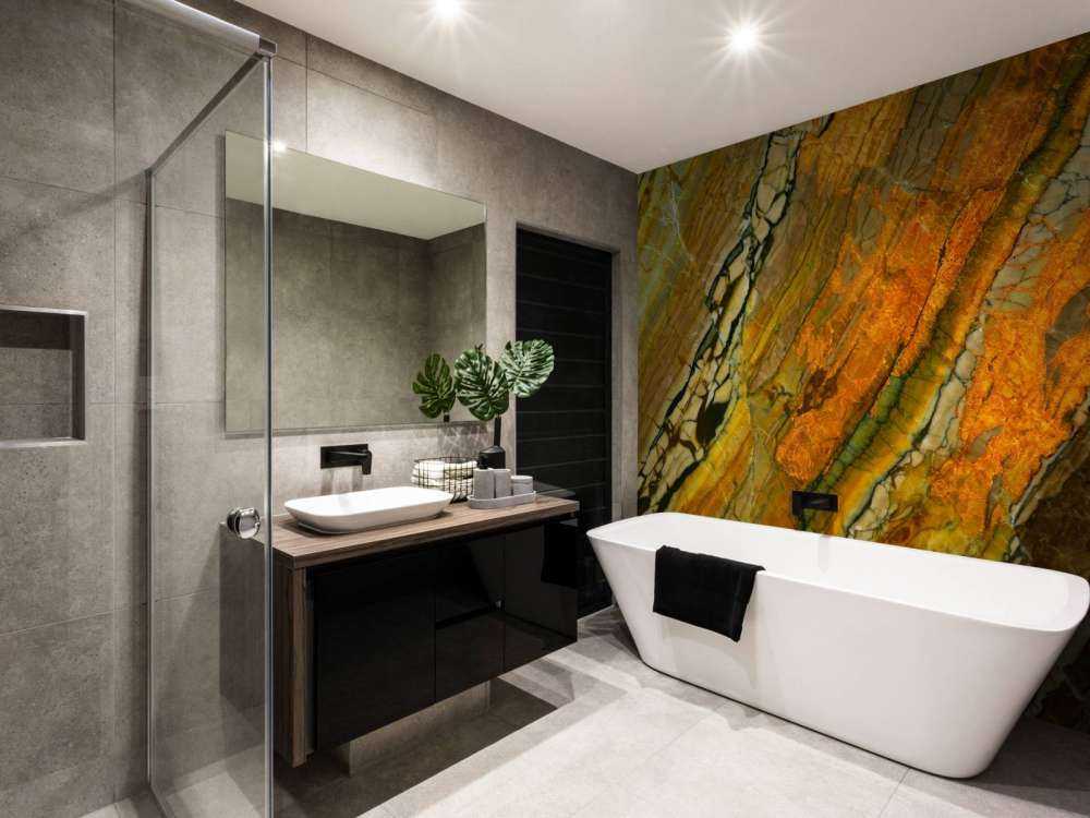 Marmor med mosaikstruktur