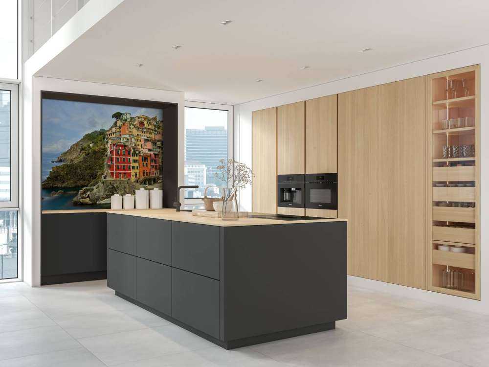 Italienska stugor vid kusten