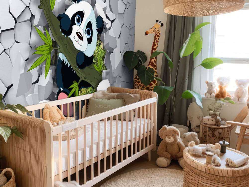 Söt pandabjörn