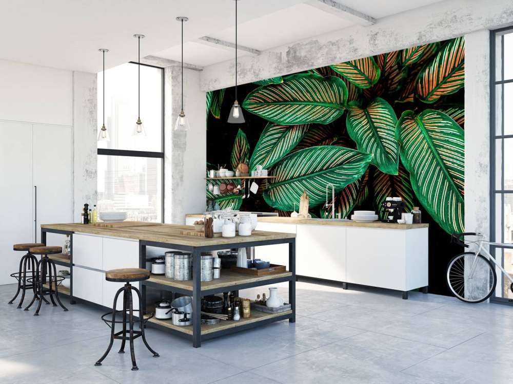 Abstrakte grønne blader