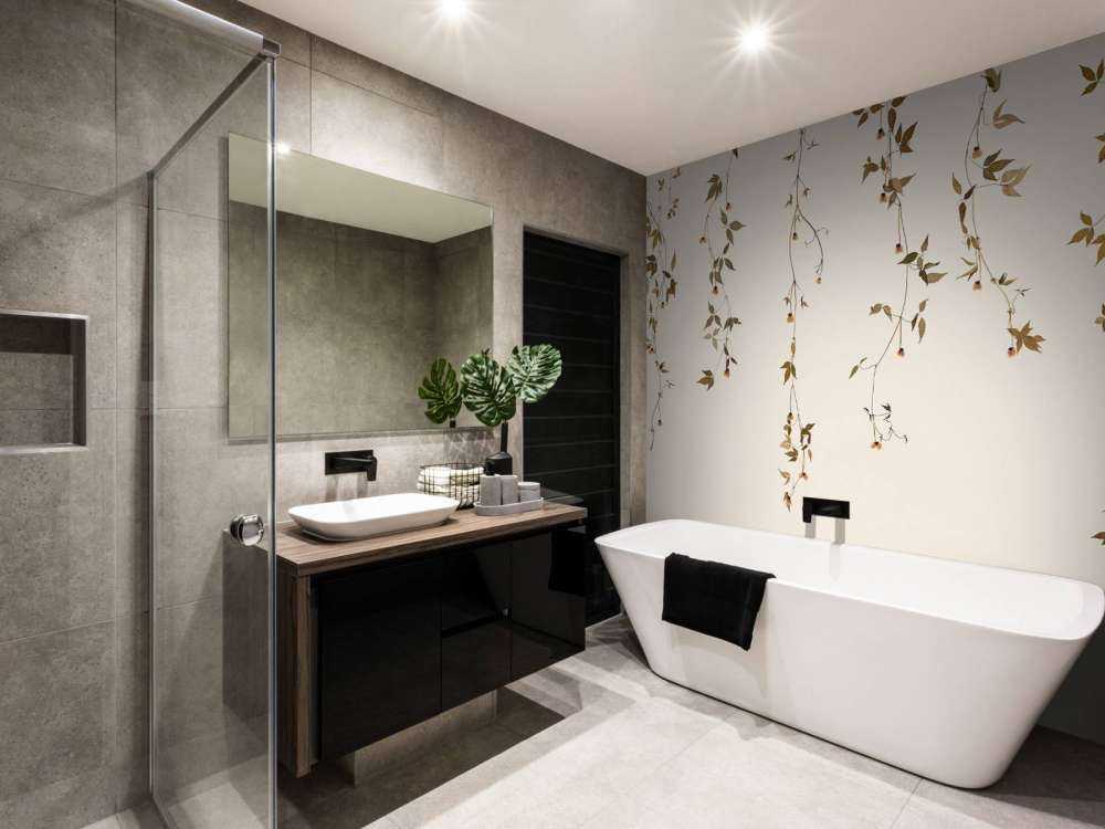 Clematis ranker med blomster