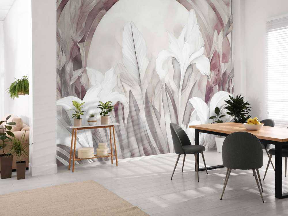 Iris ved soloppgang oransje