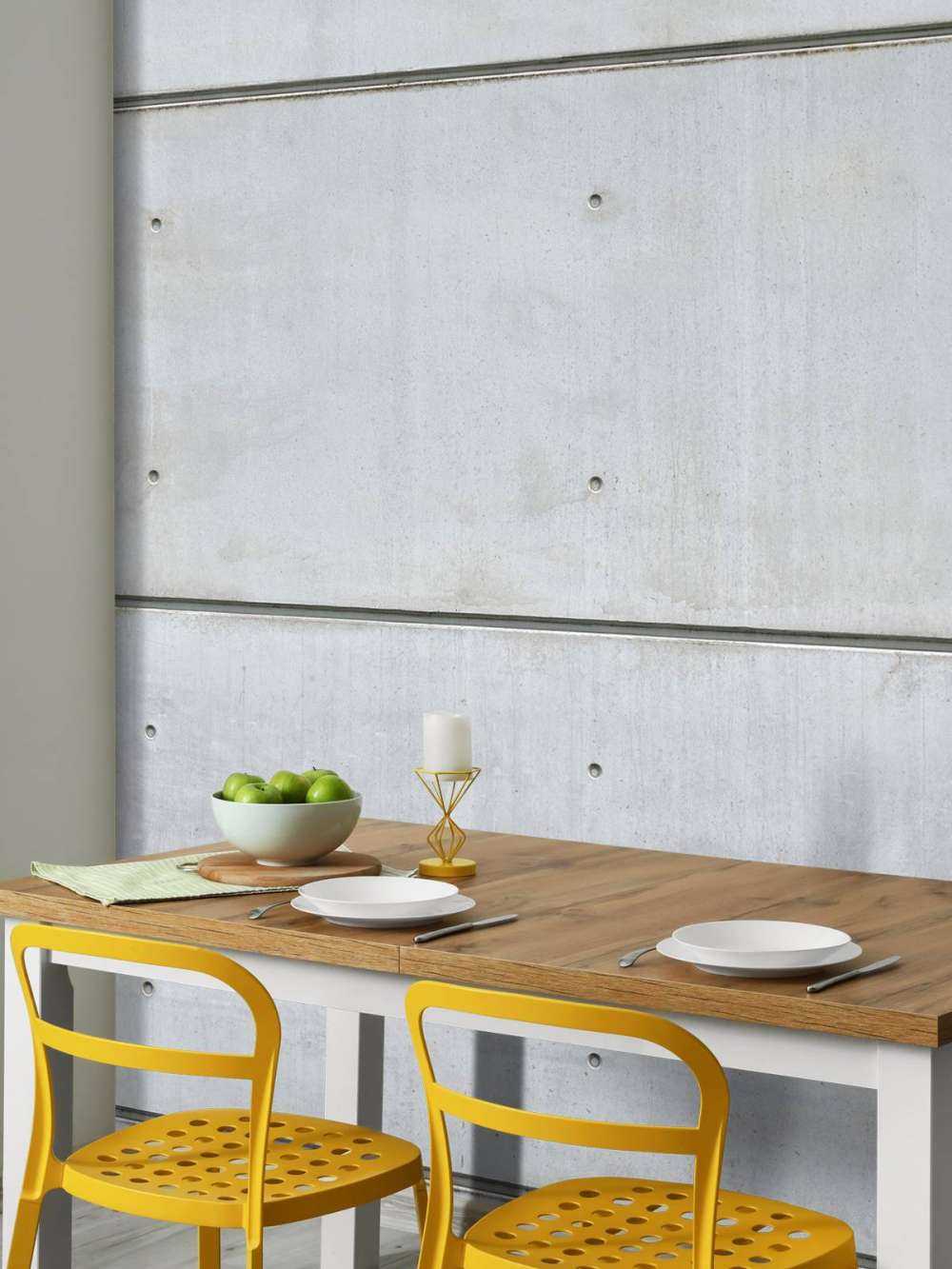 Horisontal betongvegg