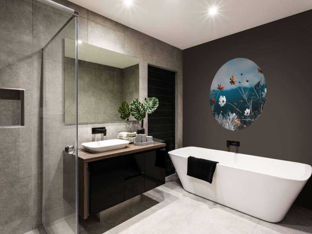 Kosmosblomster i marka