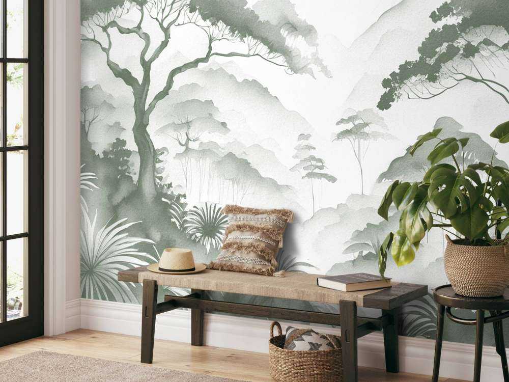 Tåkete Fjelldal, grønn