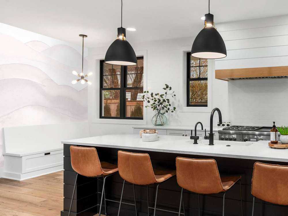 Abstrakt bølget gradient - pudderrosa