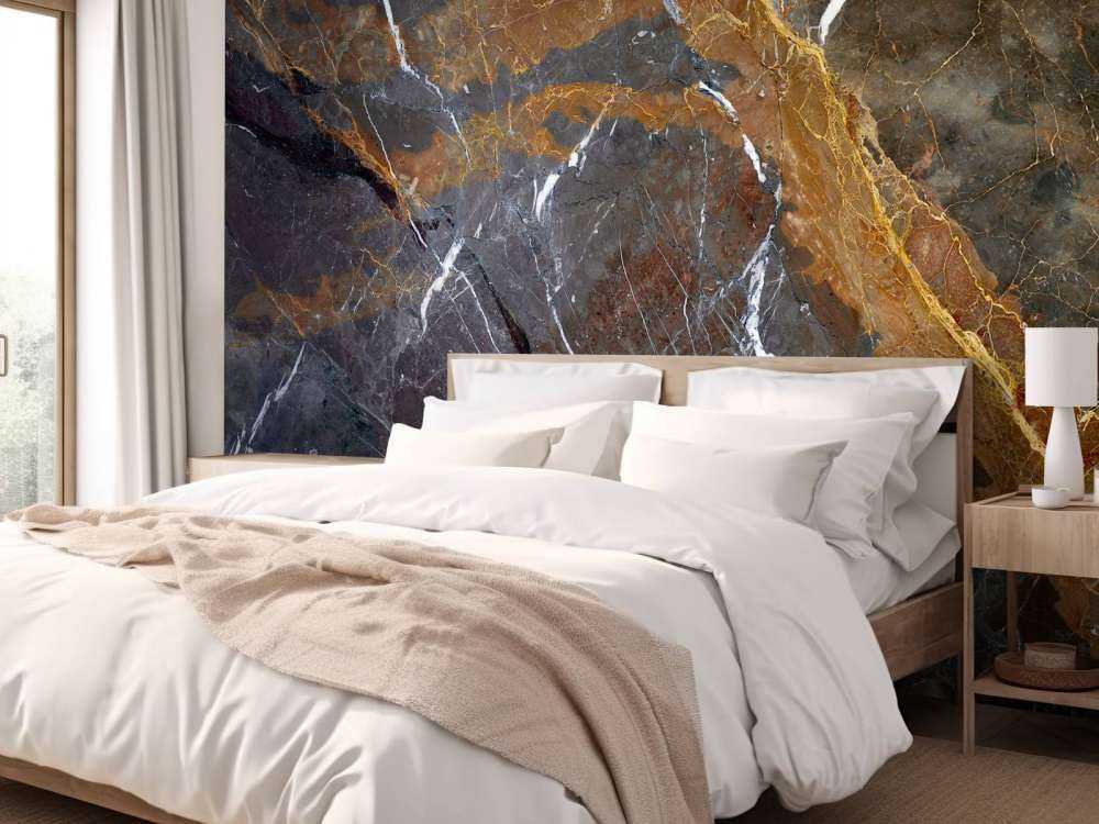 Marmor med vakre linjer