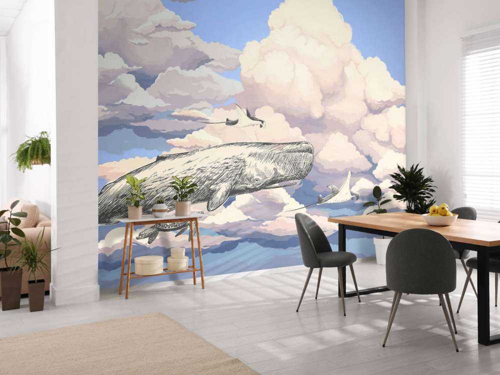 Hval med vennene hans