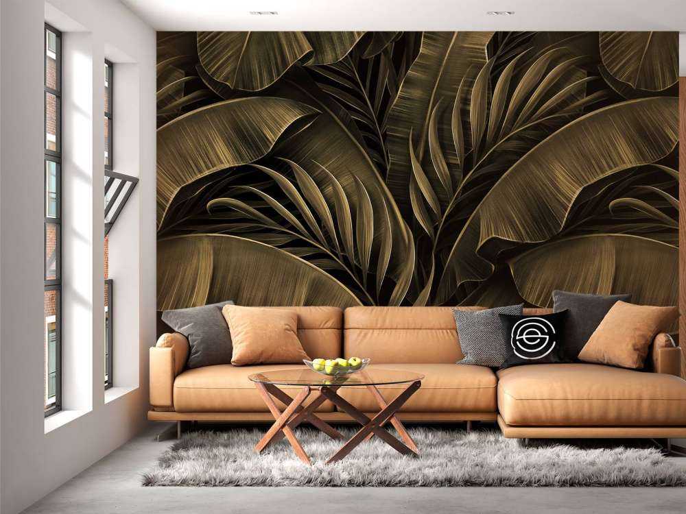 Banan og palmeblader