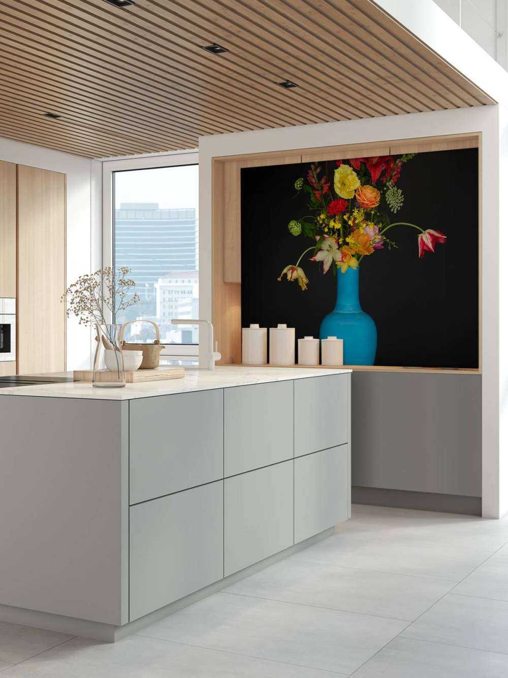 Sjenerøs blomsterbukett