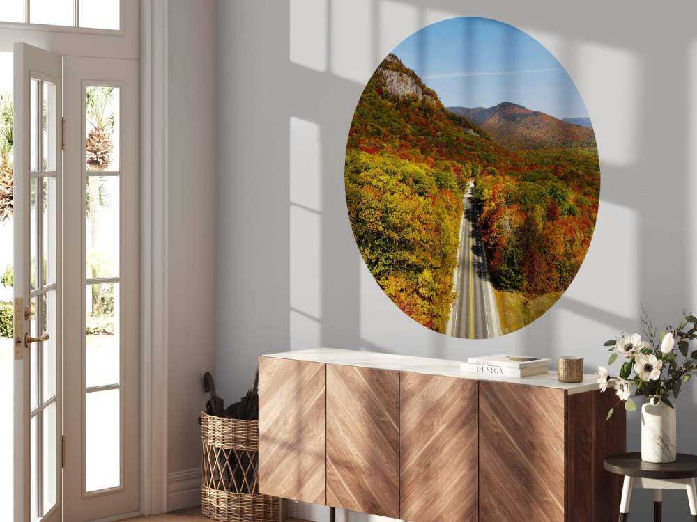 Veien gjennom høstlandskapet