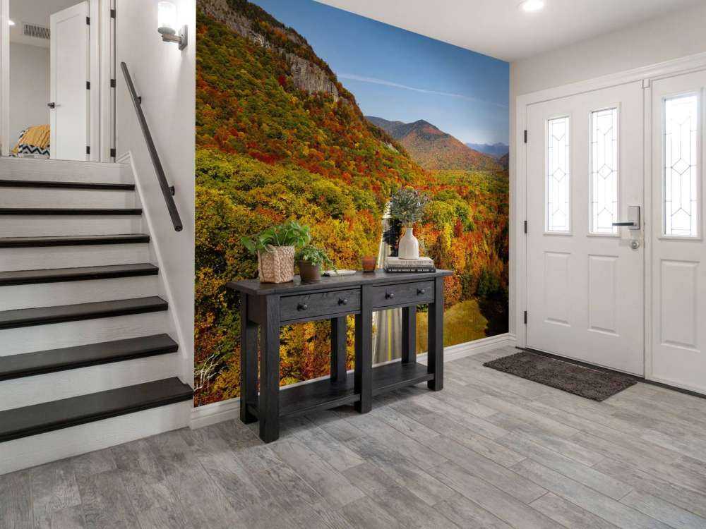 Veien gjennom høstlandskapet