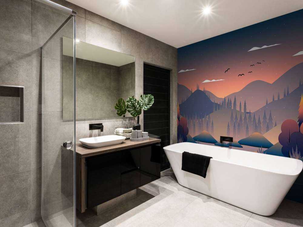 Høst skog illustrasjon