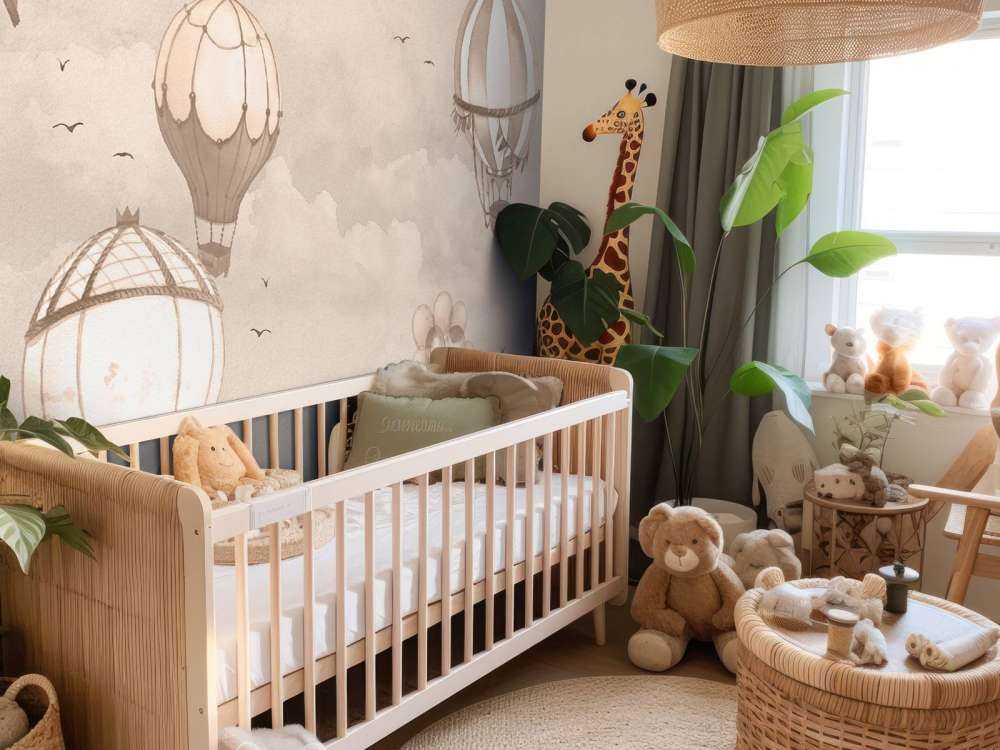 Varmluftsballonger i taupe