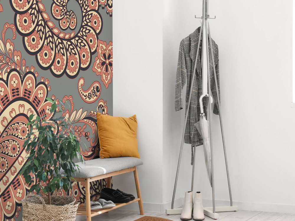 Gamle indiske blomstermønstre