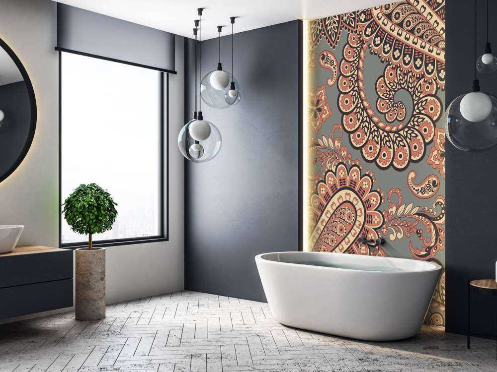 Gamle indiske blomstermønstre