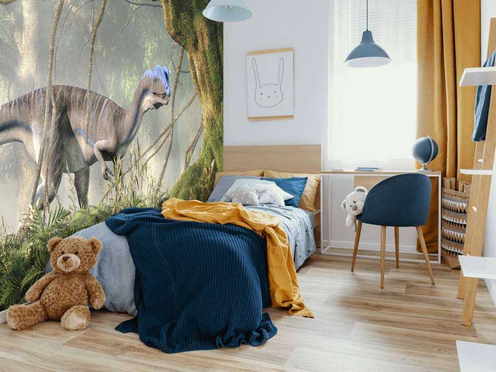 Dinosaur i skogen