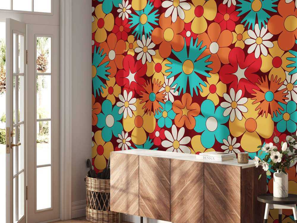 Muntere retroblomster