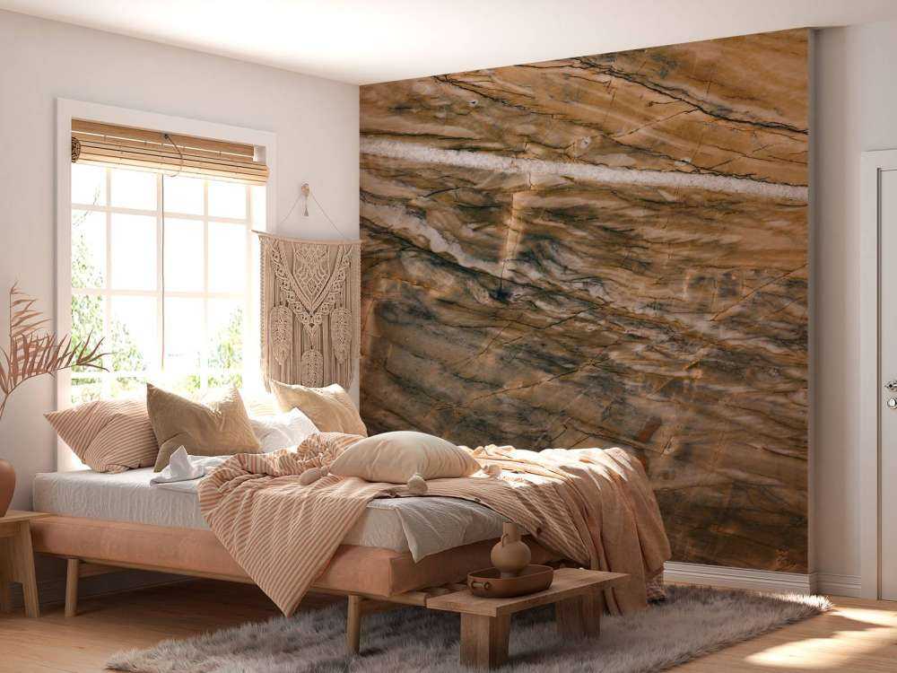 Marmor med gul fargetone