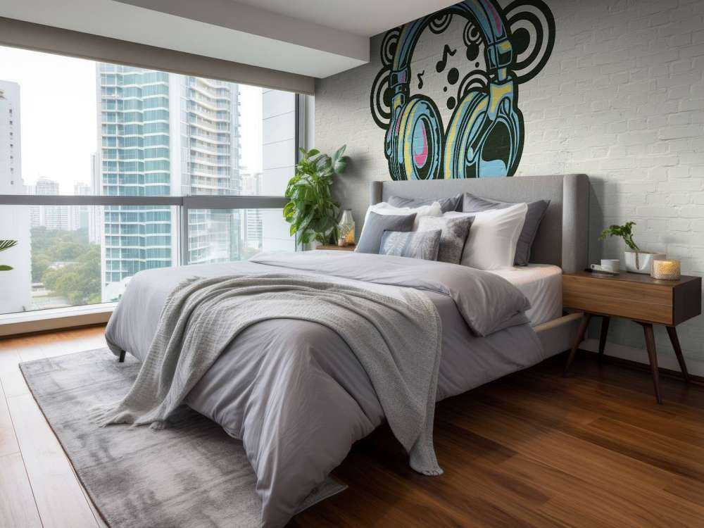 Graffiti hodetelefoner