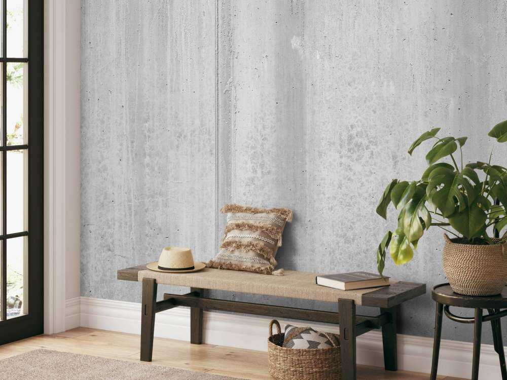 Betong svart og hvitt