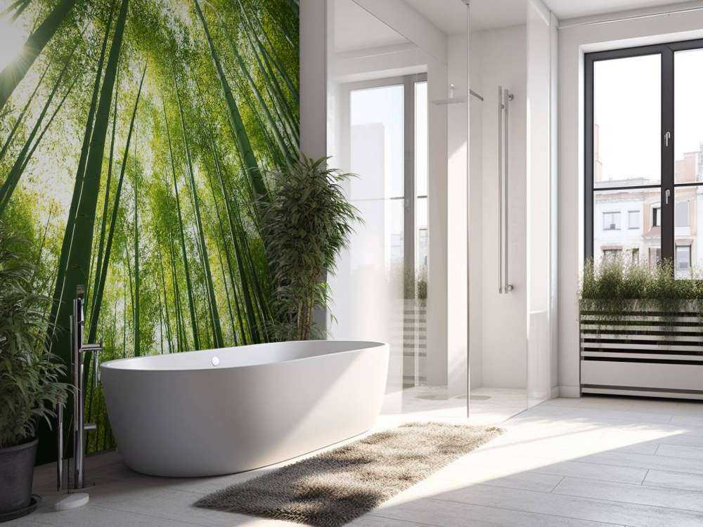 Bambusskog i Japan