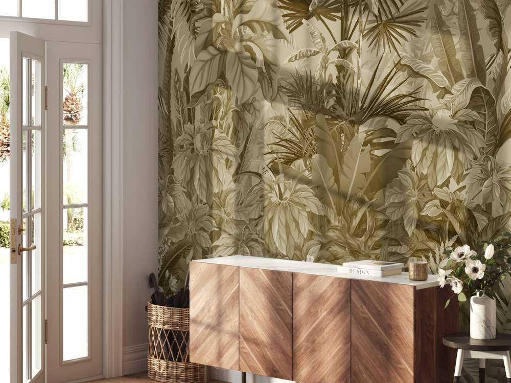 Sepia tropisk jungel