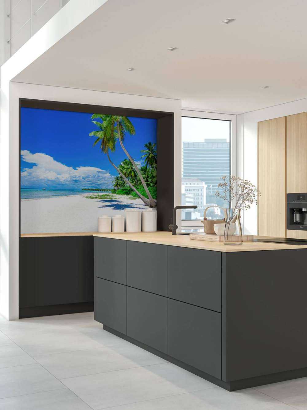 Himmelsk tropisk strand