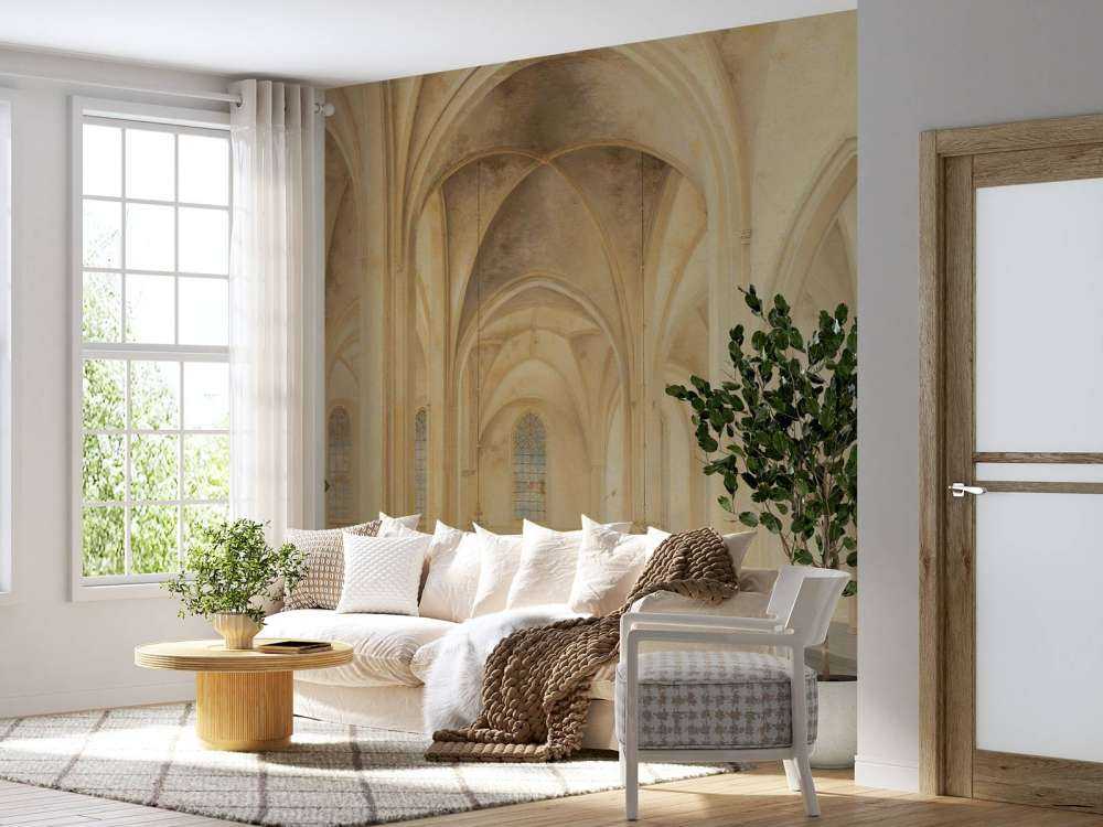 Det indre av Cunerakerk i Rhinen