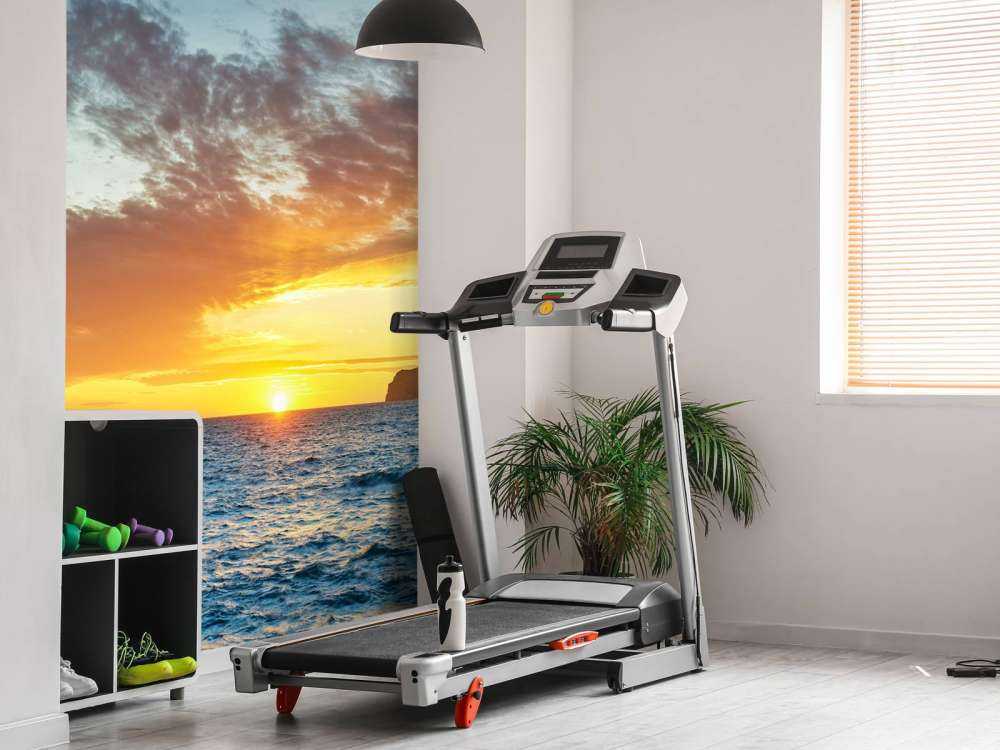 solnedgang på en øy