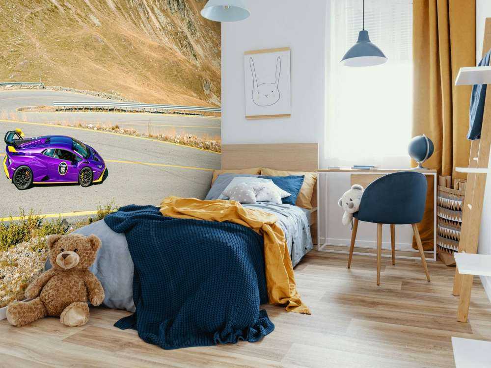 Lamborghini Huracán på fjellpass