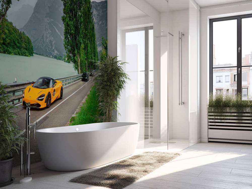 Ritt gjennom Alpene langs innsjøen