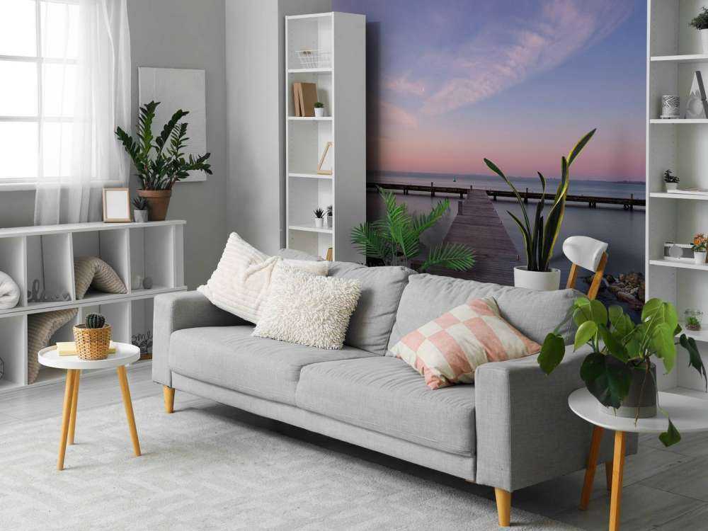 Nydelig stillas ved soloppgang