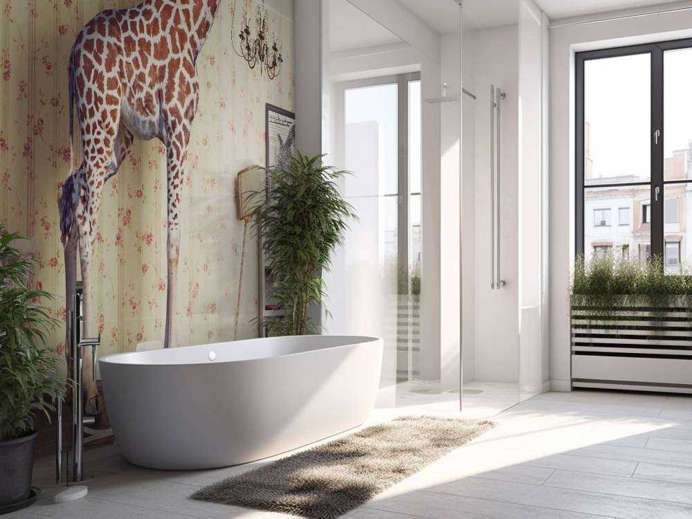 Giraffe i stuen