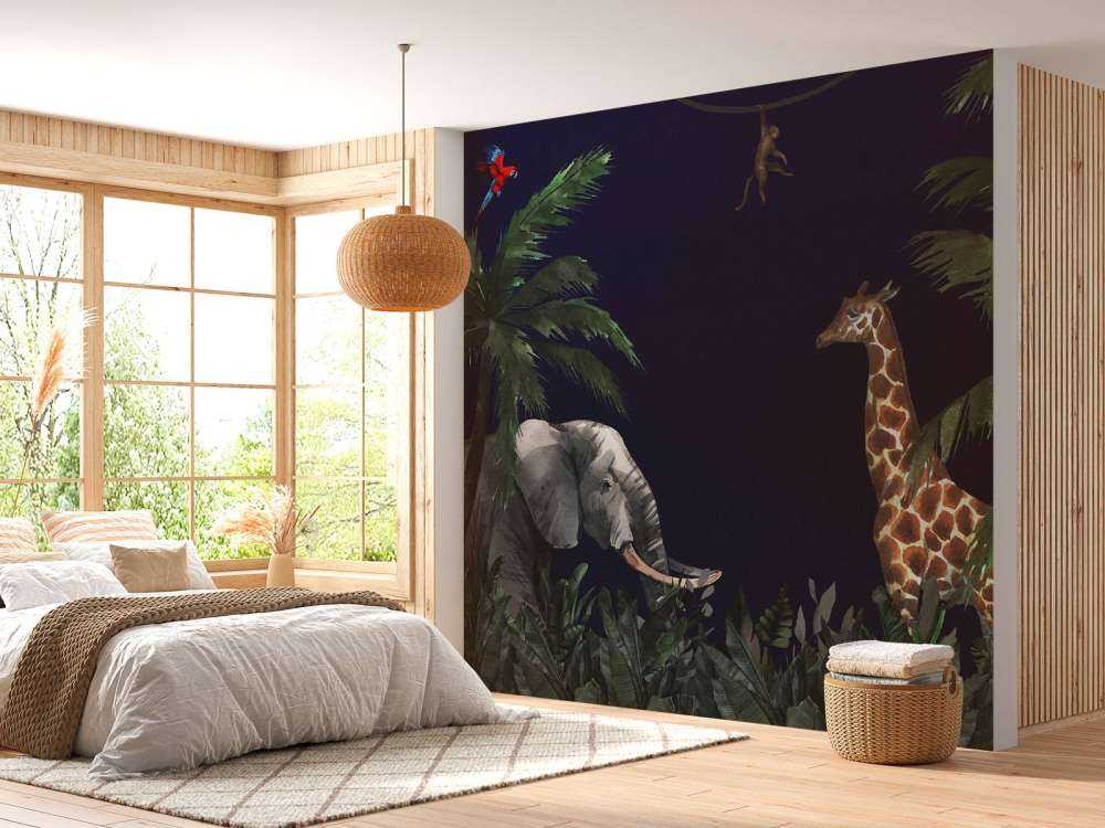 Jungeldyrr om natten